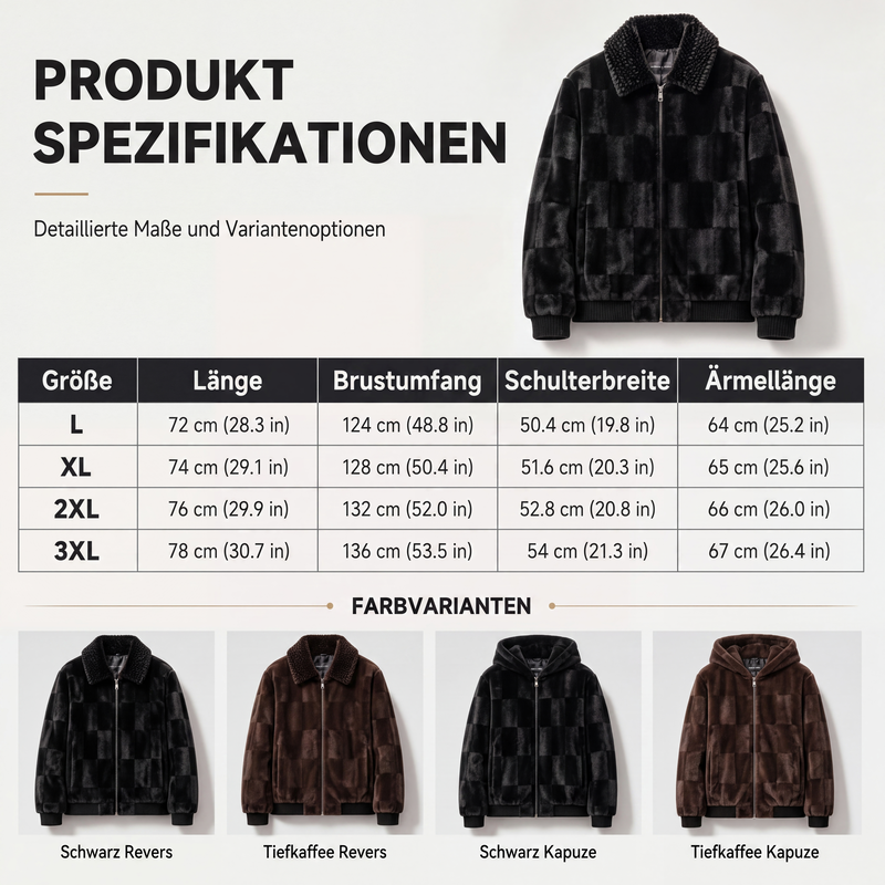 📢📢50% Rabatt!!! 🎉✨ Dicke warme Winterjacke für Herren – Extra warme Wattierung, winddichtes Material und bequemer Schnitt – perfekt für einen stylischen Look an frostigen Wintertagen