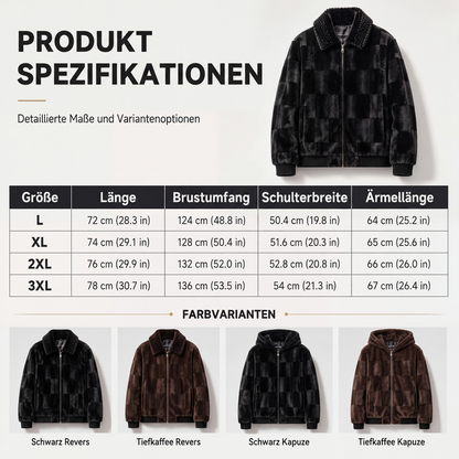 📢📢50% Rabatt!!! 🎉✨ Dicke warme Winterjacke für Herren – Extra warme Wattierung, winddichtes Material und bequemer Schnitt – perfekt für einen stylischen Look an frostigen Wintertagen