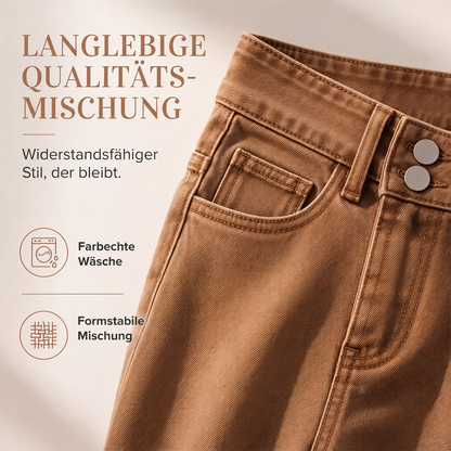 👖 50% Rabatt | Schmeichelhafte High-Waist-Passform & Komfort – Weitbein-Jeans