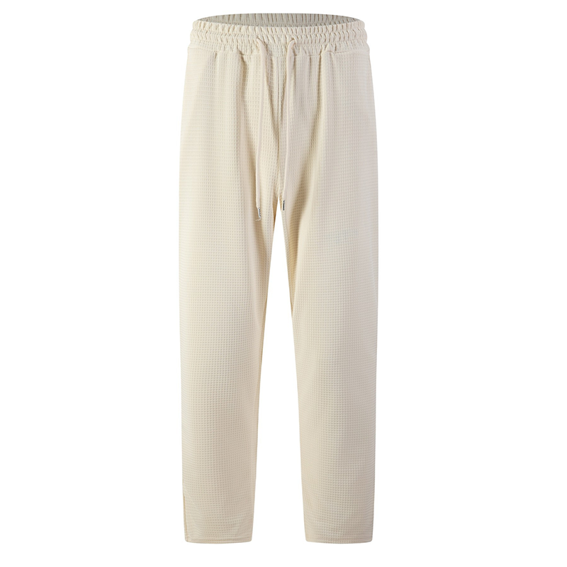 📢📢50% Rabatt!!! 🎉✨ Herren-Freizeithose aus Waffelstrick mit Kordelzug – Modische Waffelstruktur, bequemer Kordelzug und weicher Stoff – perfekt für einen lässigen Look im Alltag & in der Freizeit. Jetzt -50%!