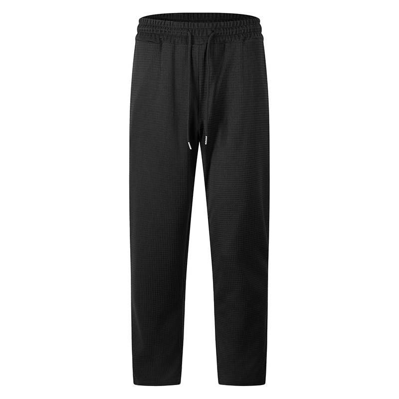 📢📢50% Rabatt!!! 🎉✨ Herren-Freizeithose aus Waffelstrick mit Kordelzug – Modische Waffelstruktur, bequemer Kordelzug und weicher Stoff – perfekt für einen lässigen Look im Alltag & in der Freizeit. Jetzt -50%!