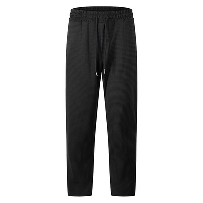 📢📢50% Rabatt!!! 🎉✨ Herren-Freizeithose aus Waffelstrick mit Kordelzug – Modische Waffelstruktur, bequemer Kordelzug und weicher Stoff – perfekt für einen lässigen Look im Alltag & in der Freizeit. Jetzt -50%!