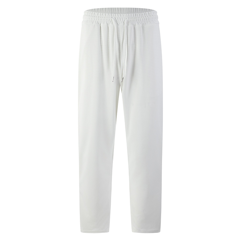 📢📢50% Rabatt!!! 🎉✨ Herren-Freizeithose aus Waffelstrick mit Kordelzug – Modische Waffelstruktur, bequemer Kordelzug und weicher Stoff – perfekt für einen lässigen Look im Alltag & in der Freizeit. Jetzt -50%!