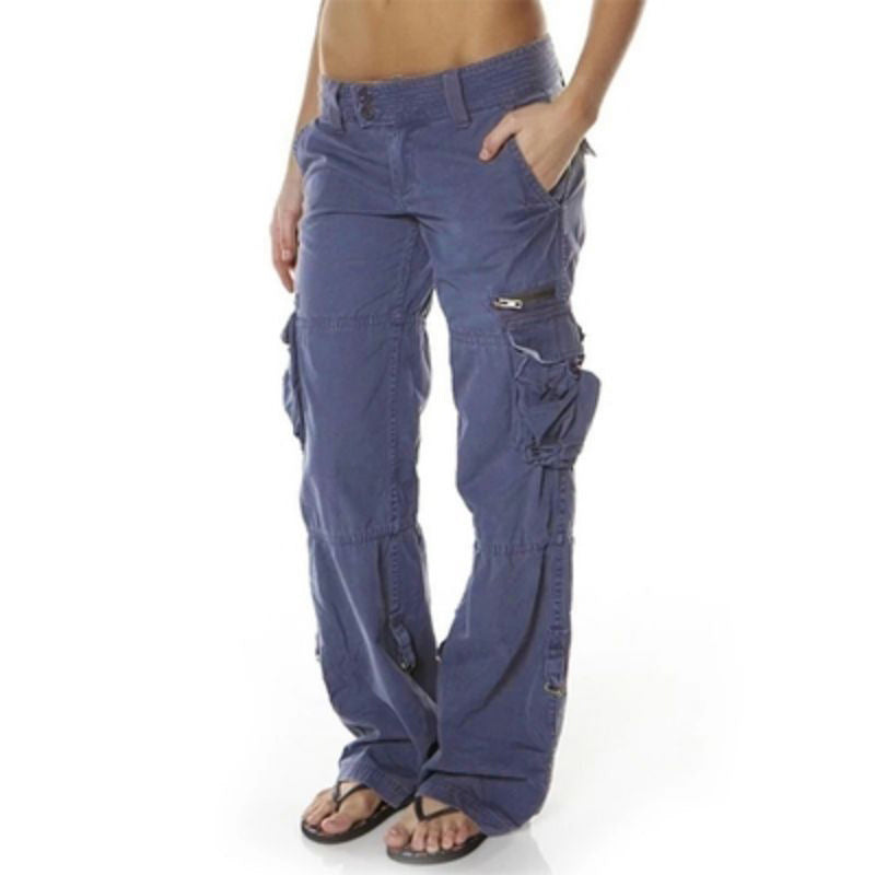 📢📢50% Rabatt!!! 🎉✨ Damen Vintage Cargohose mit weitem Bein
