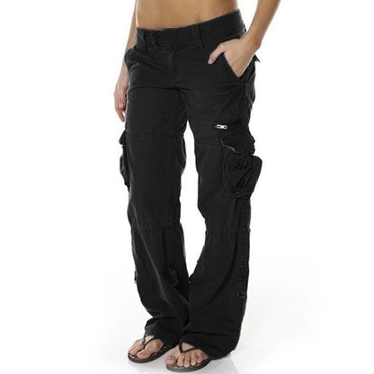 📢📢50% Rabatt!!! 🎉✨ Damen Vintage Cargohose mit weitem Bein