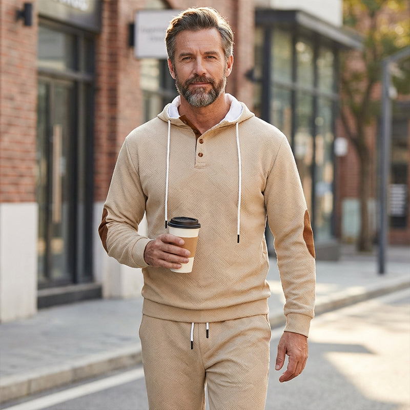 👕 50 % RABATT | Ein Set, kompletter Look – Herren 2-teiliger Kapuzen-Trainingsanzug