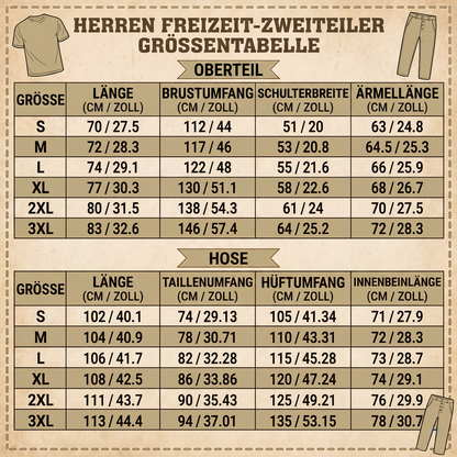 👕 50 % RABATT | Ein Set, kompletter Look – Herren 2-teiliger Kapuzen-Trainingsanzug