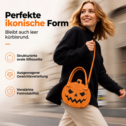 📢📢50% Rabatt!!! 🎃✨ Niedliche Halloween-Kürbis-Handtasche – Verspielte Kürbis-Form, weiches Material und praktischer Innenraum – perfekt für einen süßen Halloween-Look & als Accessoire für die Herbstsaison. Jetzt -50%!