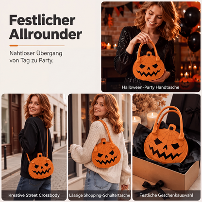 📢📢50% Rabatt!!! 🎃✨ Niedliche Halloween-Kürbis-Handtasche – Verspielte Kürbis-Form, weiches Material und praktischer Innenraum – perfekt für einen süßen Halloween-Look & als Accessoire für die Herbstsaison. Jetzt -50%!