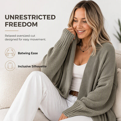 📢📢50% Rabatt!!! 🎉✨ Damen-Strickcardigan im Loose Fit – Lässiger Loose-Fit-Schnitt, weicher Strick und vielseitig kombinierbar – perfekt für einen gemütlichen Look im Alltag & in der Freizeit. Jetzt -50%!