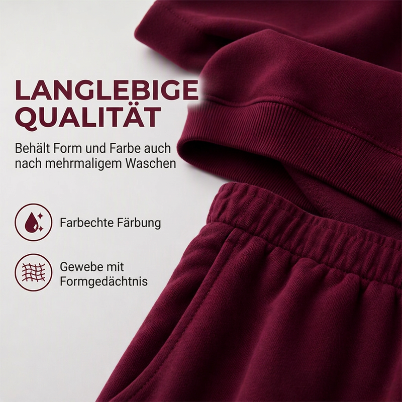 📢📢50% Rabatt!!! 🎉✨ Zweiteiliges Set für Damen: Sweatshirt & Jogginghose – Lässiges 2-teiliges Set aus Sweatshirt und Jogginghose – perfekt für einen bequemen Look im Alltag, beim Sport & in der Freizeit. Jetzt -50%!