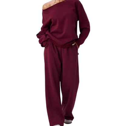 📢📢50% Rabatt!!! 🎉✨ Zweiteiliges Set für Damen: Sweatshirt & Jogginghose – Lässiges 2-teiliges Set aus Sweatshirt und Jogginghose – perfekt für einen bequemen Look im Alltag, beim Sport & in der Freizeit. Jetzt -50%!