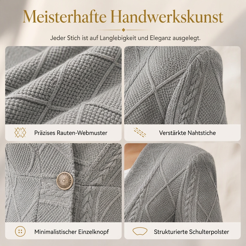📢📢50% Rabatt!!! 🎉✨ Minimalistische Jacke mit strukturiertem Stoff & Knopfleiste vorne
