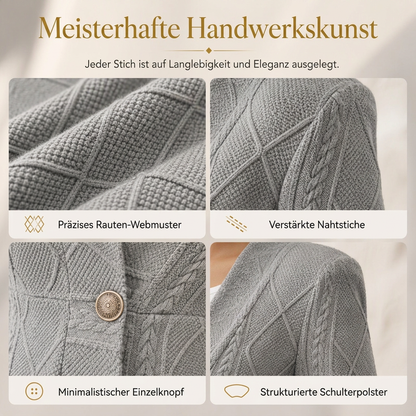 📢📢50% Rabatt!!! 🎉✨ Minimalistische Jacke mit strukturiertem Stoff & Knopfleiste vorne