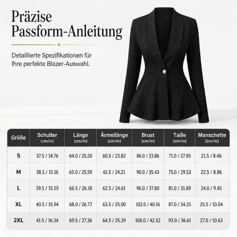 📢📢50% Rabatt!!! 🎉✨ Minimalistische Jacke mit strukturiertem Stoff & Knopfleiste vorne