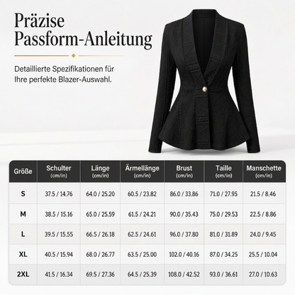 📢📢50% Rabatt!!! 🎉✨ Minimalistische Jacke mit strukturiertem Stoff & Knopfleiste vorne