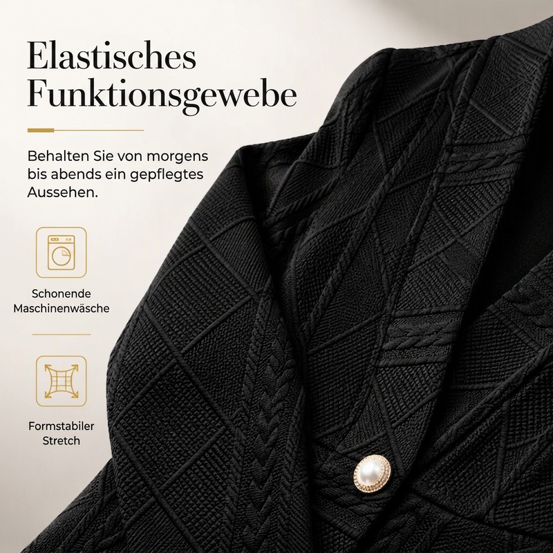 📢📢50% Rabatt!!! 🎉✨ Minimalistische Jacke mit strukturiertem Stoff & Knopfleiste vorne