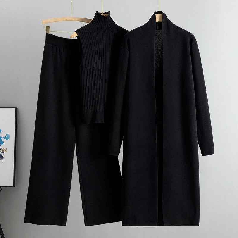 💞 Über 100.000 verkauft – der beliebteste Hit – jetzt zum halben Preis Herbst Ärmellose Weste ＆ Cardigan ＆ Hose 3-teiliges Set