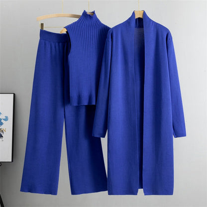 💞 Über 100.000 verkauft – der beliebteste Hit – jetzt zum halben Preis Herbst Ärmellose Weste ＆ Cardigan ＆ Hose 3-teiliges Set