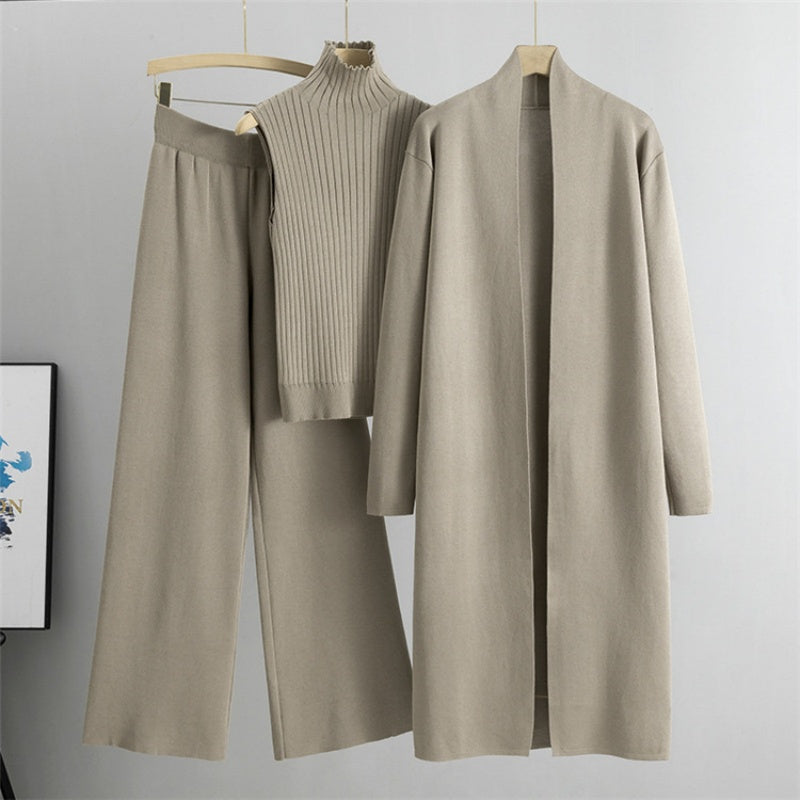 💞 Über 100.000 verkauft – der beliebteste Hit – jetzt zum halben Preis Herbst Ärmellose Weste ＆ Cardigan ＆ Hose 3-teiliges Set