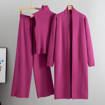 💞 Über 100.000 verkauft – der beliebteste Hit – jetzt zum halben Preis Herbst Ärmellose Weste ＆ Cardigan ＆ Hose 3-teiliges Set