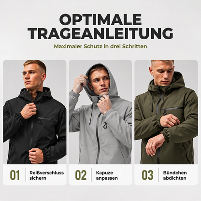 📢📢50% Rabatt!!! 🎉✨Wasserdichte Outdoor-Kapuzenjacke für Herren