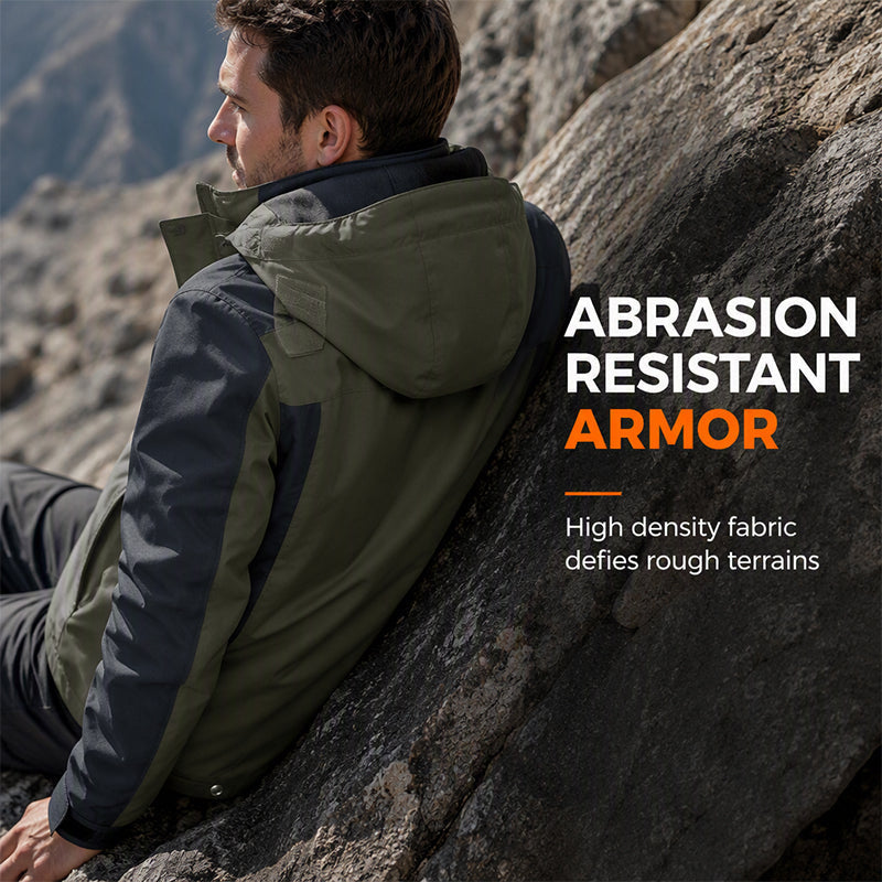 📢📢50% Rabatt!!! 🎉✨ Herren Outdoor-Wanderjacke – wasserdicht & winddicht – Wasserdichtes & winddichtes Material, atmungsaktiver Stoff und praktische Kapuze – perfekt für Wanderungen, Outdoor-Abenteuer & den aktiven Alltag