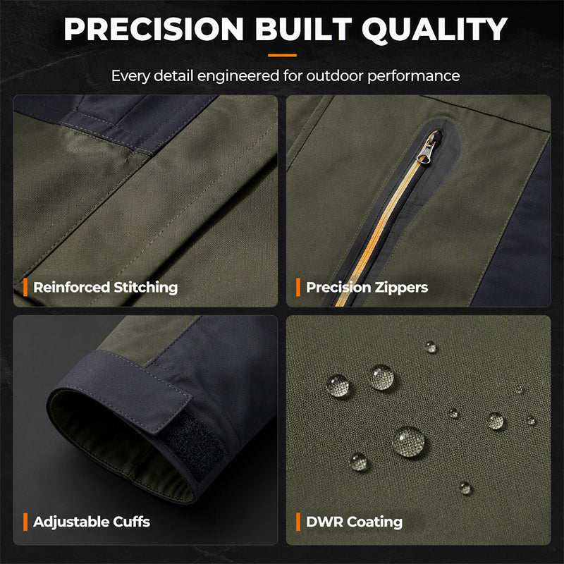 📢📢50% Rabatt!!! 🎉✨ Herren Outdoor-Wanderjacke – wasserdicht & winddicht – Wasserdichtes & winddichtes Material, atmungsaktiver Stoff und praktische Kapuze – perfekt für Wanderungen, Outdoor-Abenteuer & den aktiven Alltag