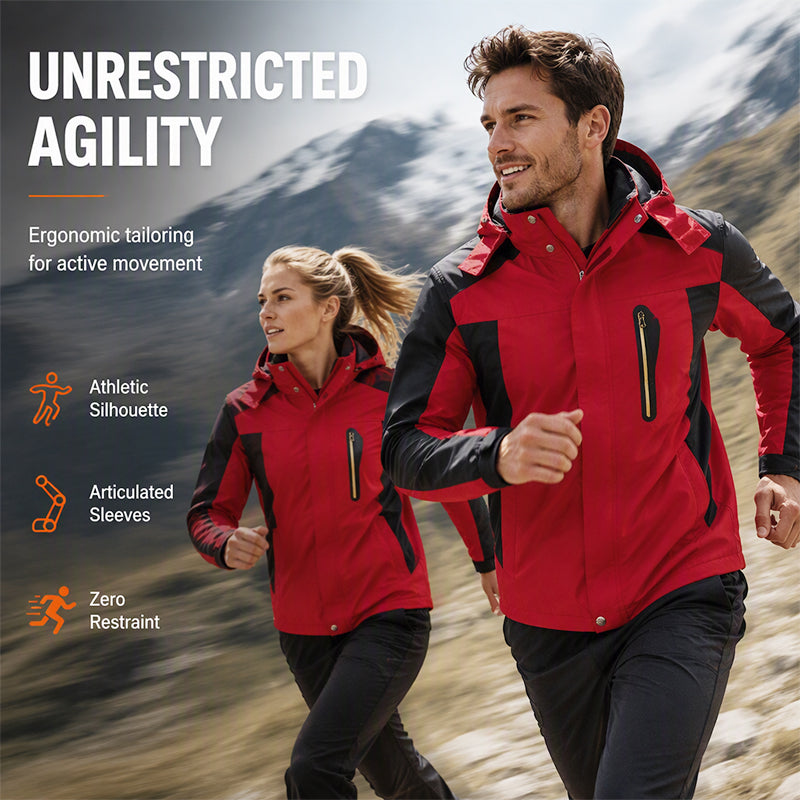 📢📢50% Rabatt!!! 🎉✨ Herren Outdoor-Wanderjacke – wasserdicht & winddicht – Wasserdichtes & winddichtes Material, atmungsaktiver Stoff und praktische Kapuze – perfekt für Wanderungen, Outdoor-Abenteuer & den aktiven Alltag