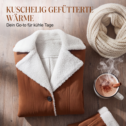 📢📢50% Rabatt!!! 🎉✨ Elegante warme Damenjacke mit Reverskragen