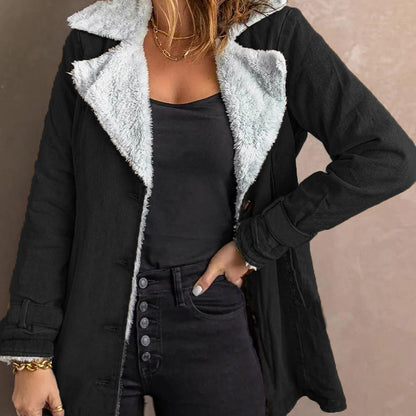 📢📢50% Rabatt!!! 🎉✨ Elegante warme Damenjacke mit Reverskragen
