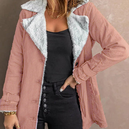 📢📢50% Rabatt!!! 🎉✨ Elegante warme Damenjacke mit Reverskragen