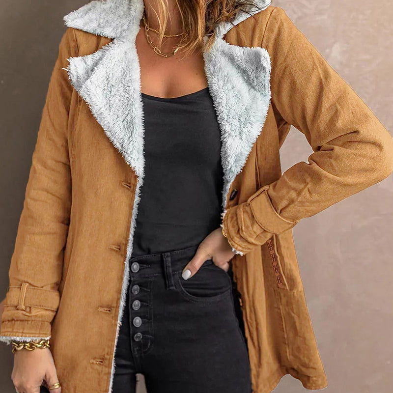 📢📢50% Rabatt!!! 🎉✨ Elegante warme Damenjacke mit Reverskragen
