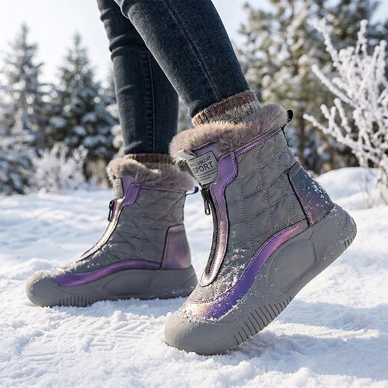 👢 Hochwertige Damen-Winterstiefel im Retro-Design – Angenehmes Tragegefühl, moderne Passform und durchdachte Details – ein Must-have für deine Wintergarderobe. Jetzt 50% Rabatt!