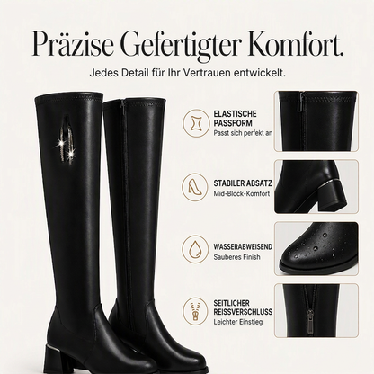 👢 Hochwertige Damen-Overknee-Stiefel im modernen Design – Angenehmes Tragegefühl, moderne Passform und durchdachte Details – ein Must-have für deine Wintergarderobe. Jetzt 50% Rabatt!