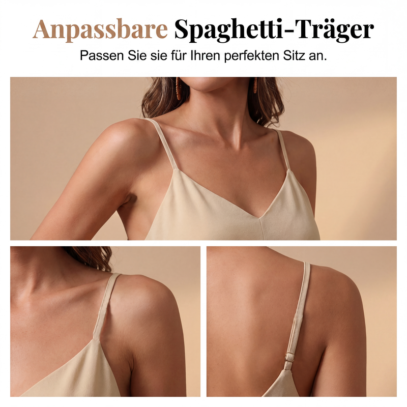 📢📢50% Rabatt!!! 🎉✨ Damen-Casual-Jumpsuit mit V-Ausschnitt & Spaghettiträgern