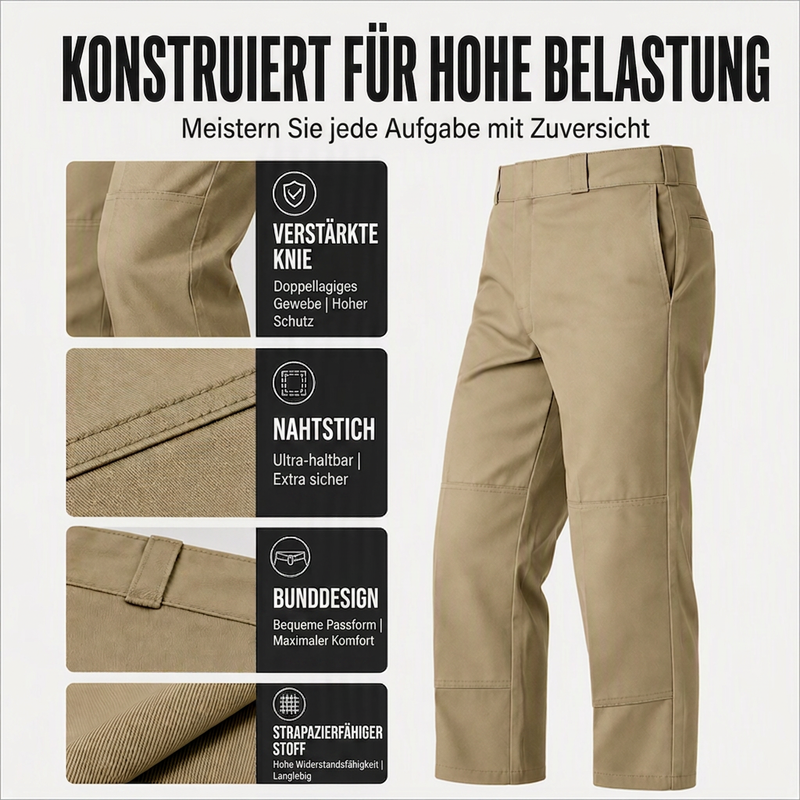 📢📢50% Rabatt!!! 🎉✨ Cargo-Hose für Herren mit doppelten Knien