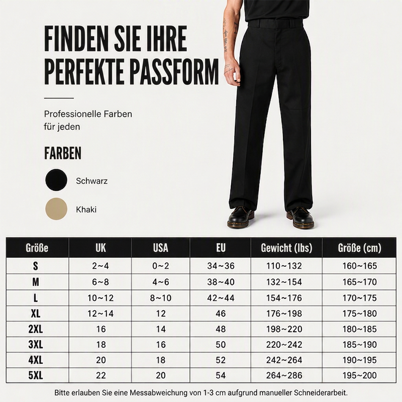 📢📢50% Rabatt!!! 🎉✨ Cargo-Hose für Herren mit doppelten Knien