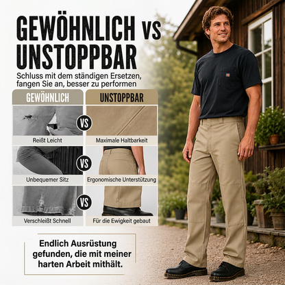 📢📢50% Rabatt!!! 🎉✨ Cargo-Hose für Herren mit doppelten Knien