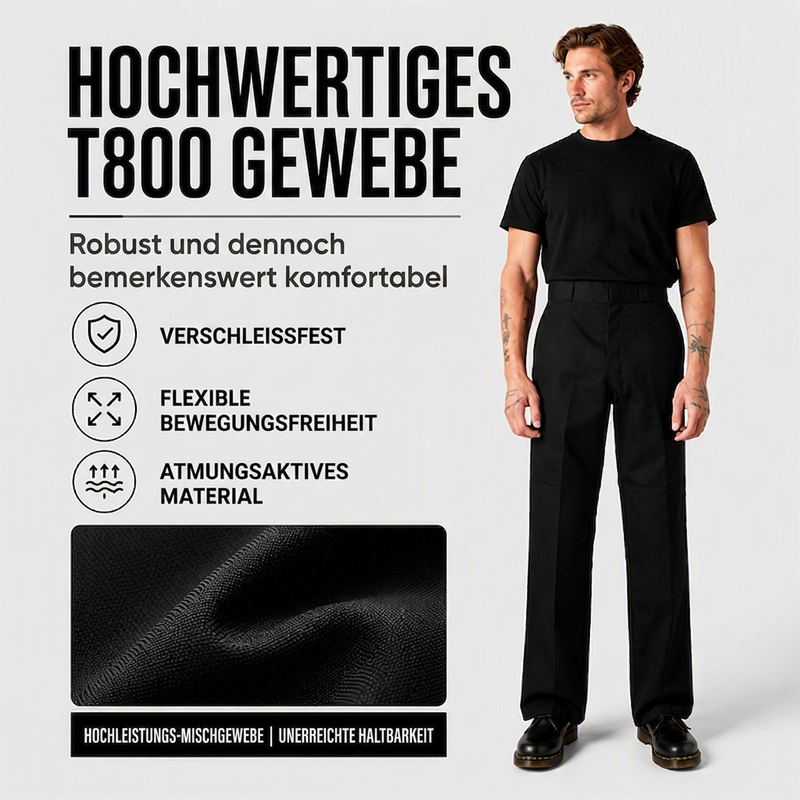 📢📢50% Rabatt!!! 🎉✨ Cargo-Hose für Herren mit doppelten Knien