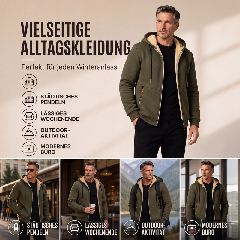 📢📢50%Rabatt!!!🎉✨Warme Winter-Kapuzenjacke für Herren
