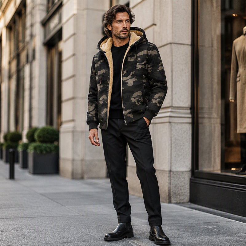 📢📢50%Rabatt!!!🎉✨Warme Winter-Kapuzenjacke für Herren