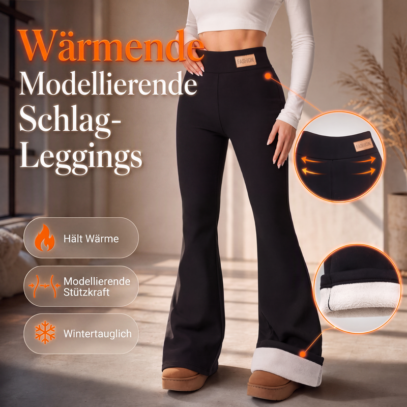 📢📢50%Rabatt!!!🎉✨Plüschgefütterte Schlagleggings für Damen