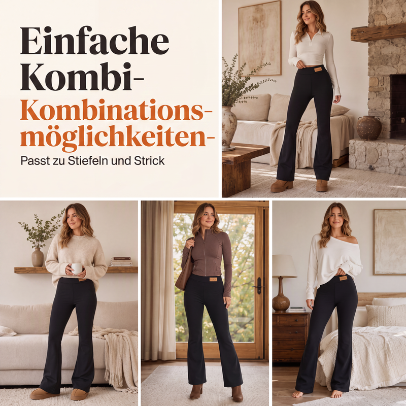 📢📢50%Rabatt!!!🎉✨Plüschgefütterte Schlagleggings für Damen