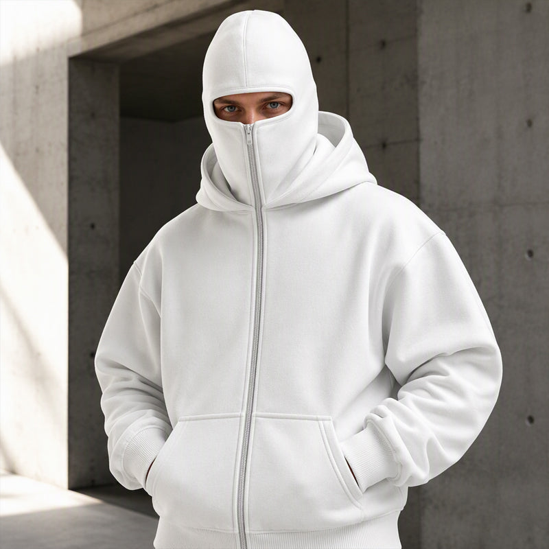 📢📢50% Rabatt!!! 🎉✨ Herren-Sweatshirt mit Reißverschluss & Doppelkapuze