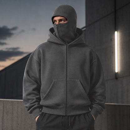 📢📢50% Rabatt!!! 🎉✨ Herren-Sweatshirt mit Reißverschluss & Doppelkapuze