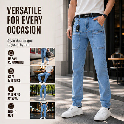 📢📢50% Rabatt!!! 🎉✨ Leichte Straight-Leg-Jeans für Herren