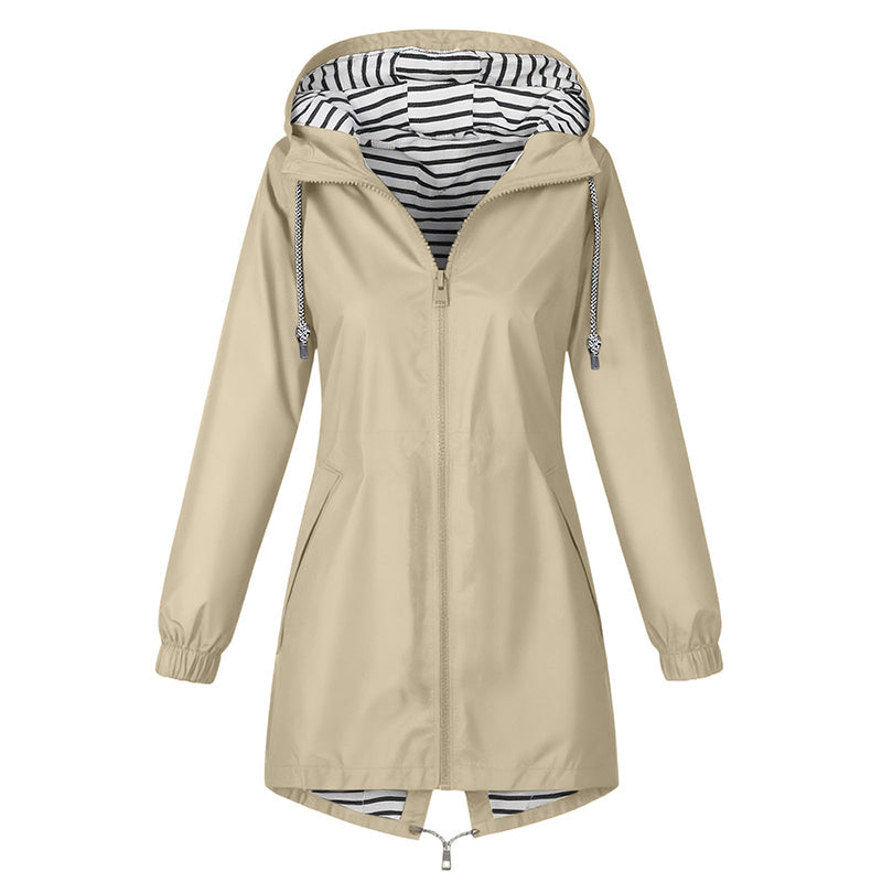 📢📢50% Rabatt!!! 🎉✨ Wasserdichte Outdoor-Kapuzenjacke für Damen – Wasserdichtes Material, atmungsaktiver Stoff und praktische Kapuze – perfekt für Wanderungen, Outdoor-Abenteuer & den aktiven Alltag. Jetzt -50%!