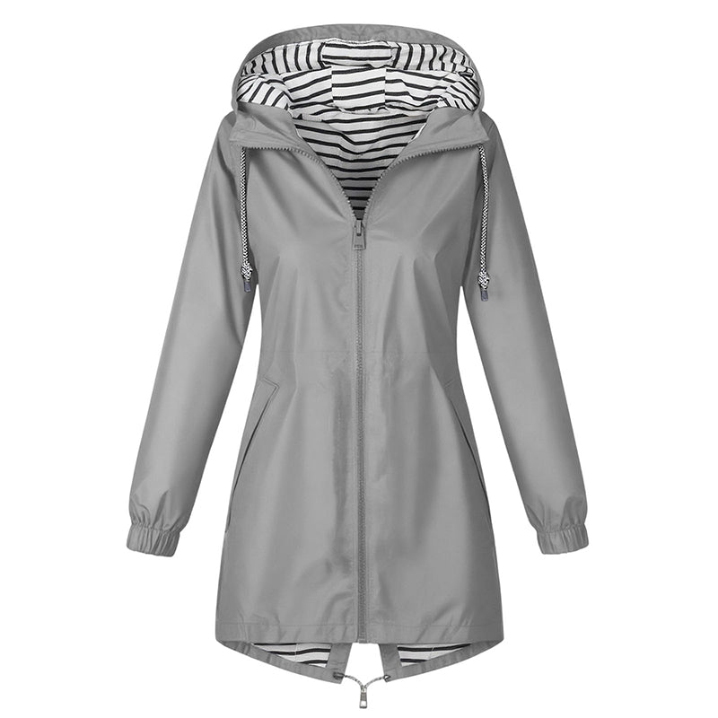 📢📢50% Rabatt!!! 🎉✨ Wasserdichte Outdoor-Kapuzenjacke für Damen – Wasserdichtes Material, atmungsaktiver Stoff und praktische Kapuze – perfekt für Wanderungen, Outdoor-Abenteuer & den aktiven Alltag. Jetzt -50%!