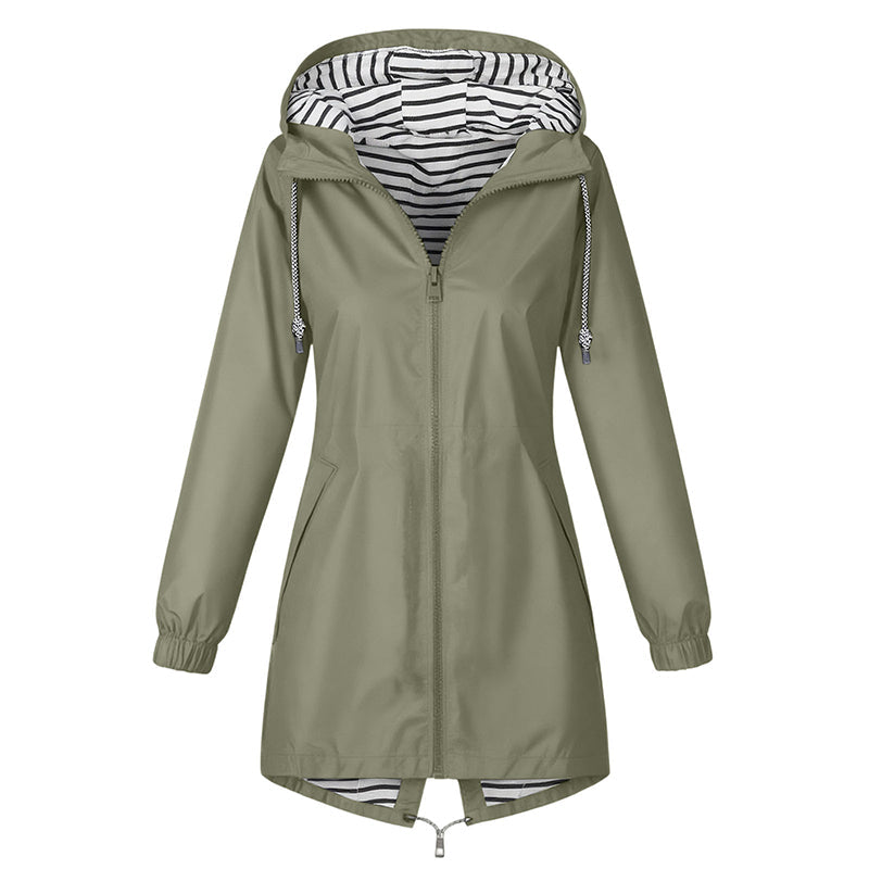📢📢50% Rabatt!!! 🎉✨ Wasserdichte Outdoor-Kapuzenjacke für Damen – Wasserdichtes Material, atmungsaktiver Stoff und praktische Kapuze – perfekt für Wanderungen, Outdoor-Abenteuer & den aktiven Alltag. Jetzt -50%!
